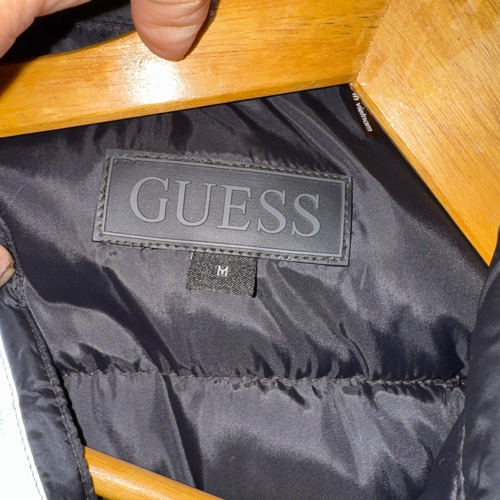 Guess Charcoal Puffer Jacket - Picture 6 of 7